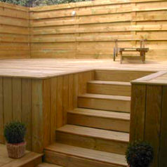 Decking  Treated Pine - Small or no knots